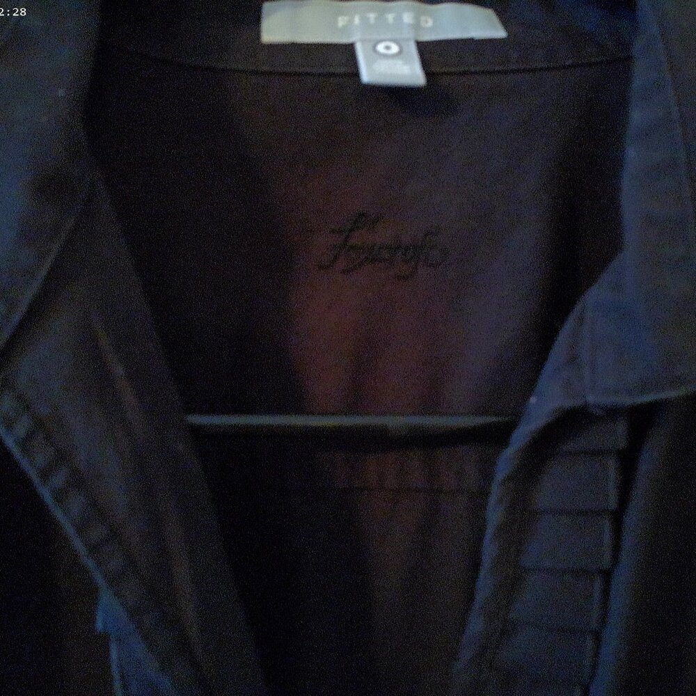 Black Foxcroft Long Sleeve Button Down
